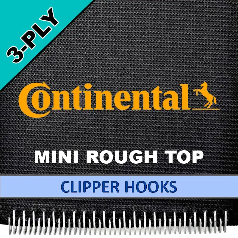 7" x 343" | 3 Ply Mini Rough Top | Clipper Hooks 