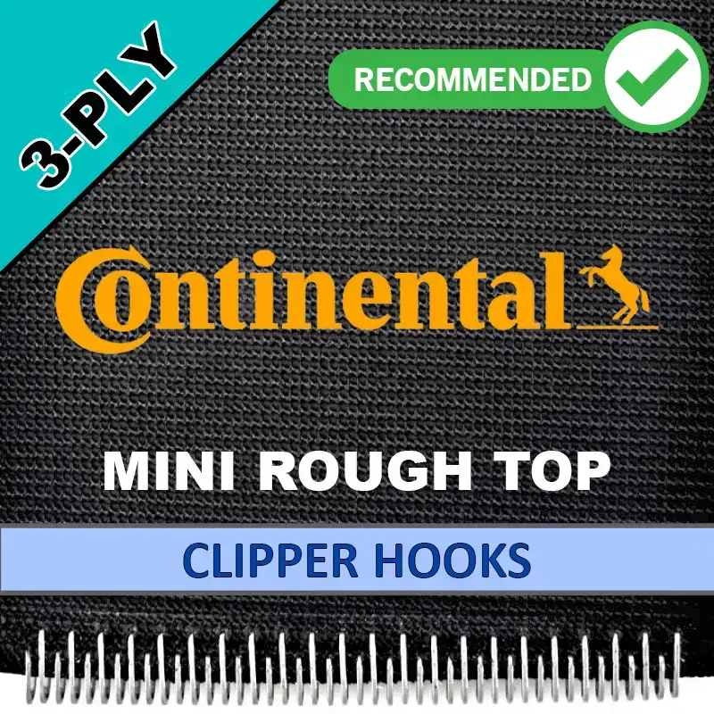 6" x 419" | 3 Ply Mini Rough Top | Clipper Hooks 